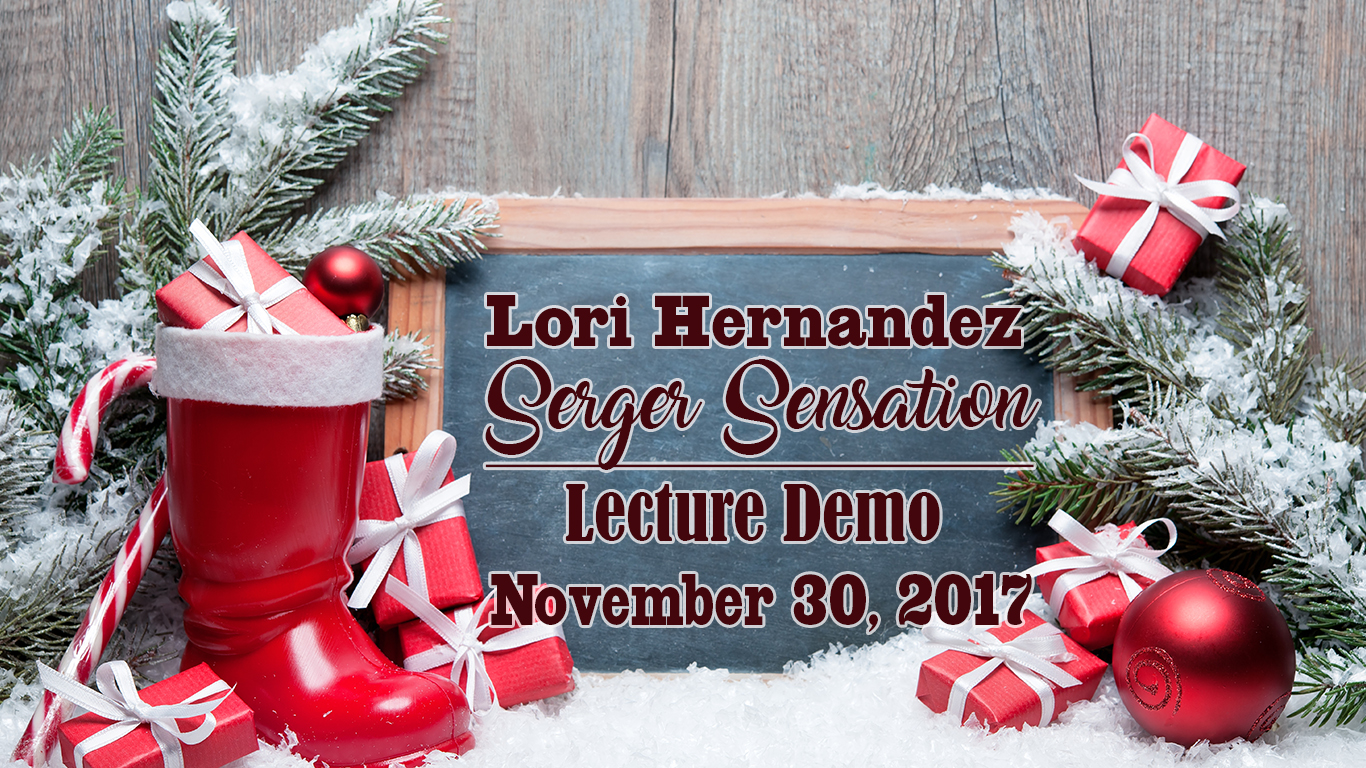 Lori Hernandez Serger Sensation Lecture Demo