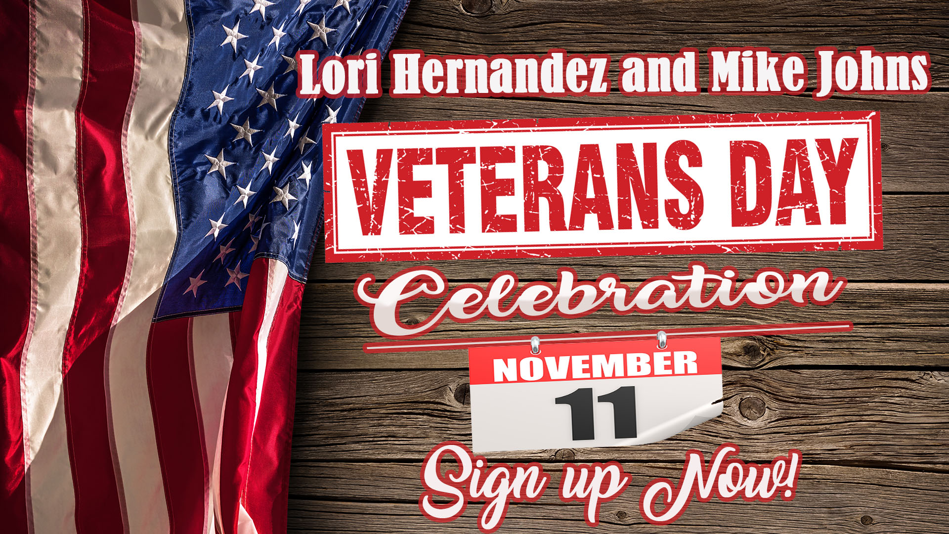 Veterans Day Class with Lori Hernandez and Mike Johns