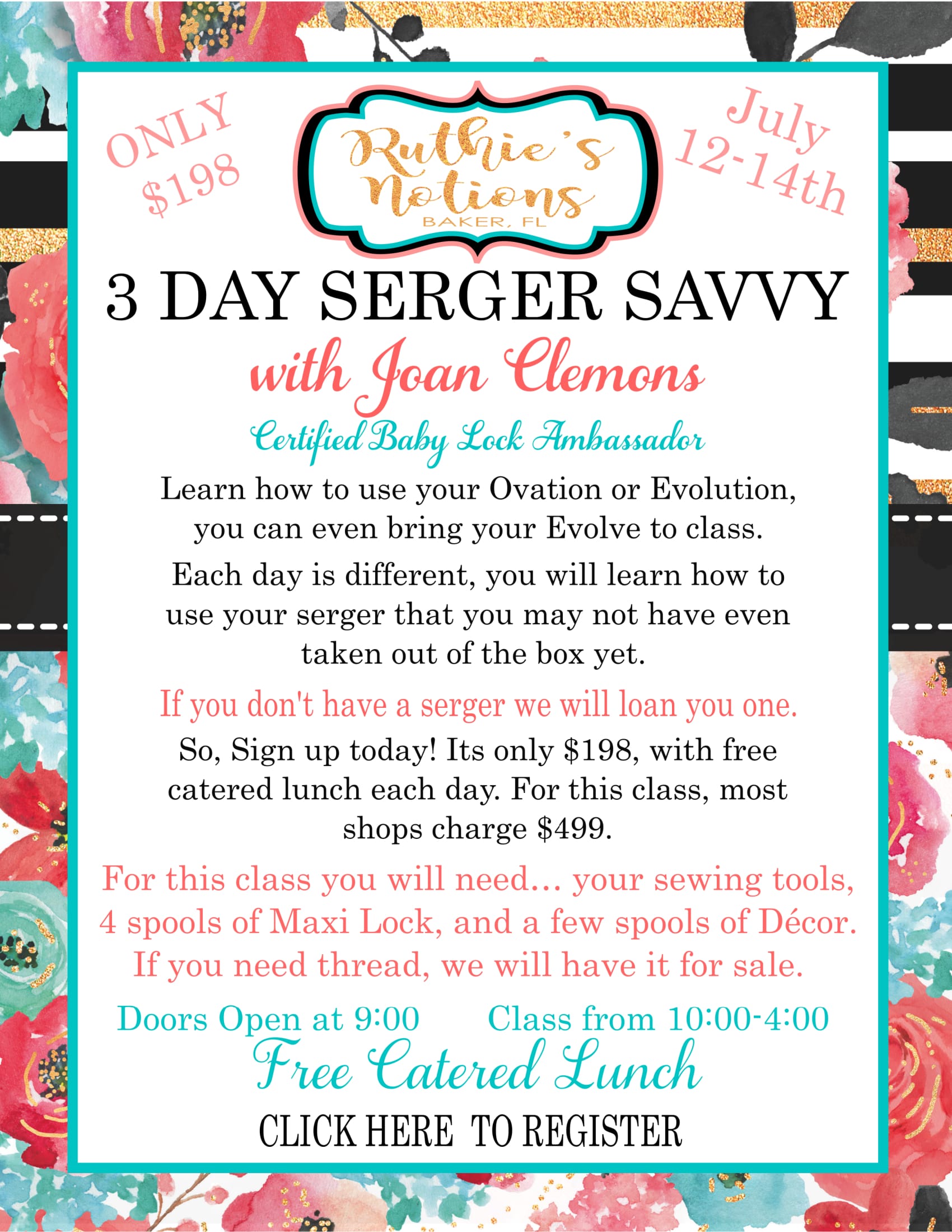 Serger Savvy with Joan