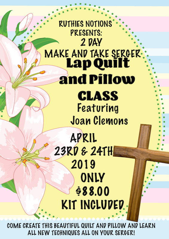 Lap Quilt and Pillow with Joan Clemons