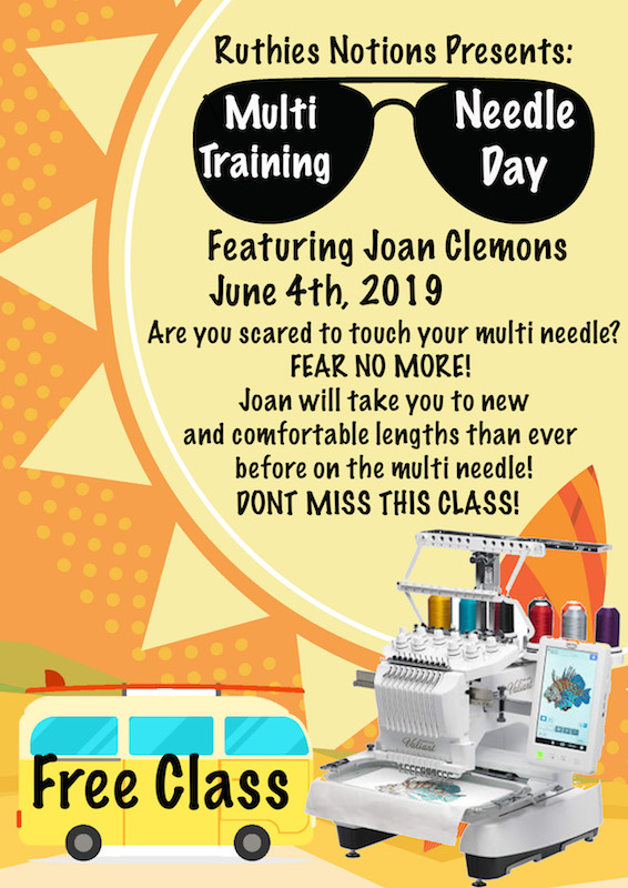 Multi Needle Training Day With Joan Clemons