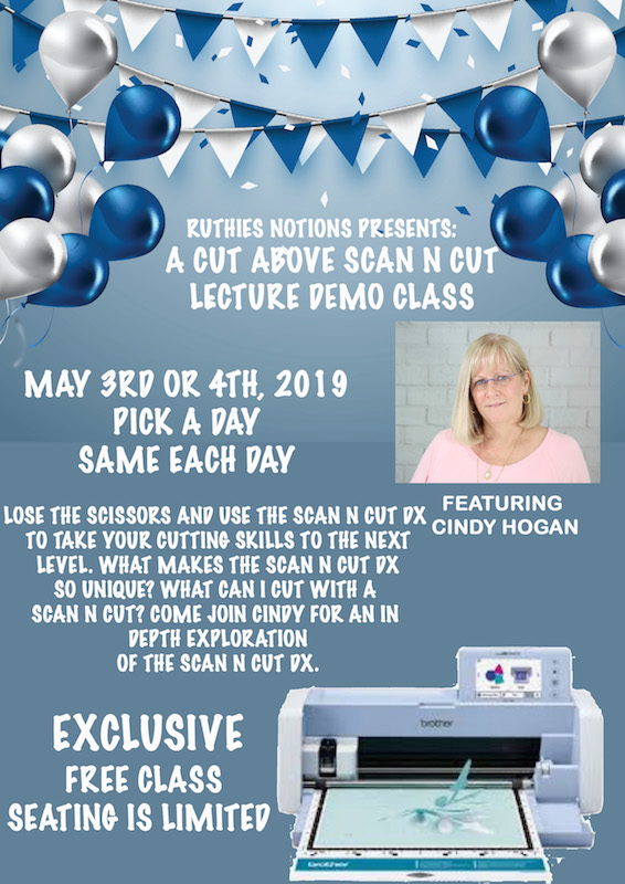 Scan N Cut Lecture Demo with Cindy Hogan