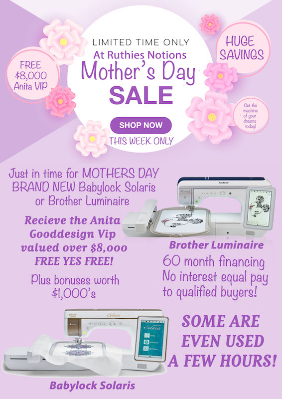 mothers day machine sale