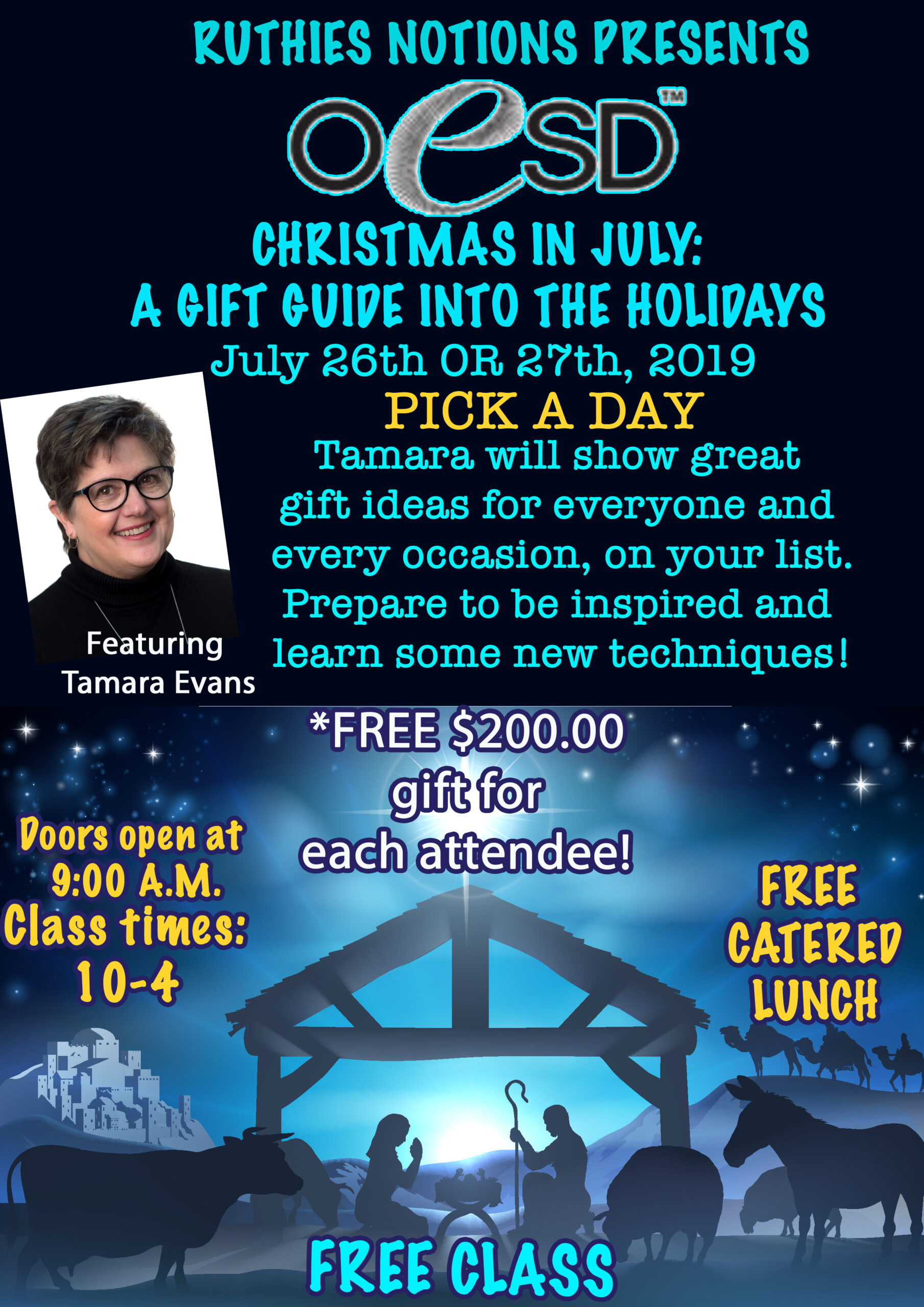 christmas in july oesd