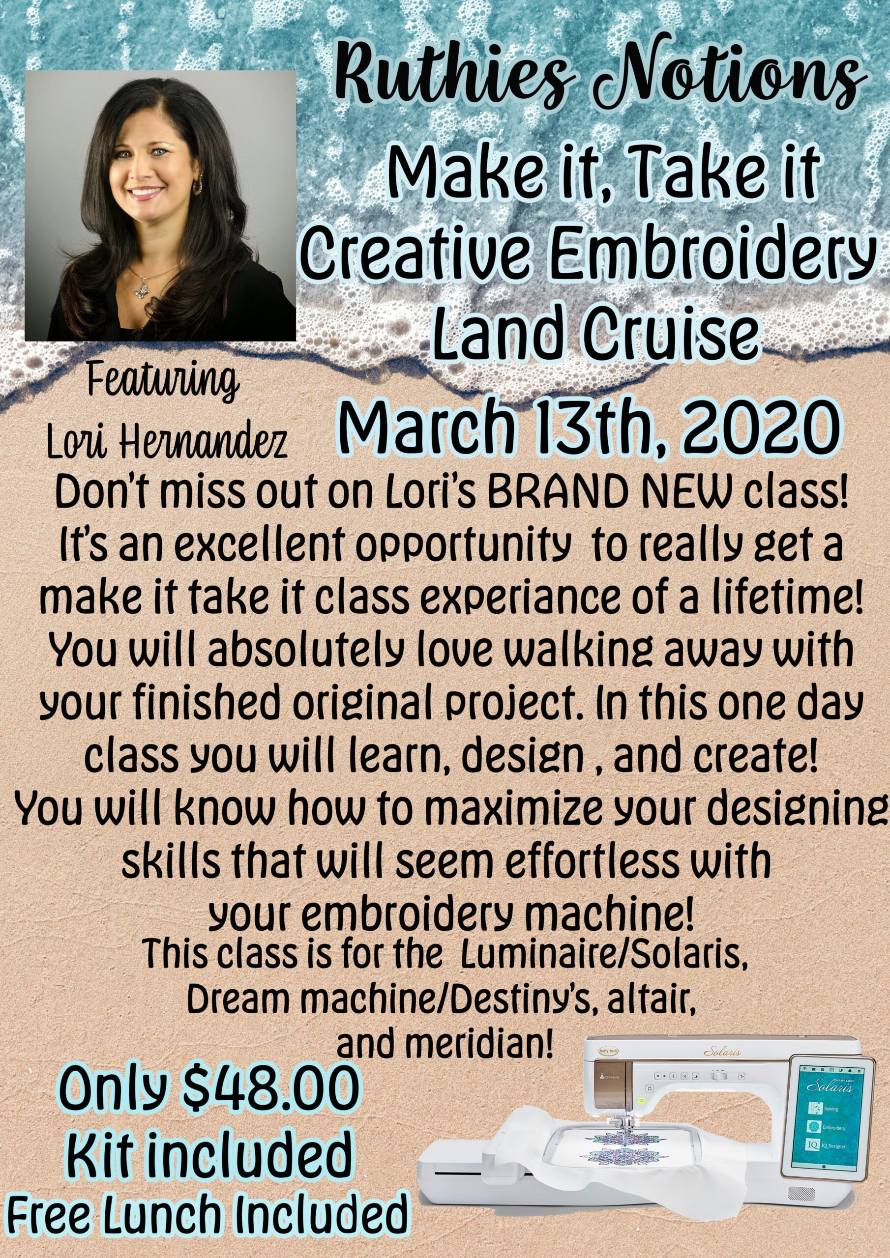 make it take it creative embroidery lori hernandez