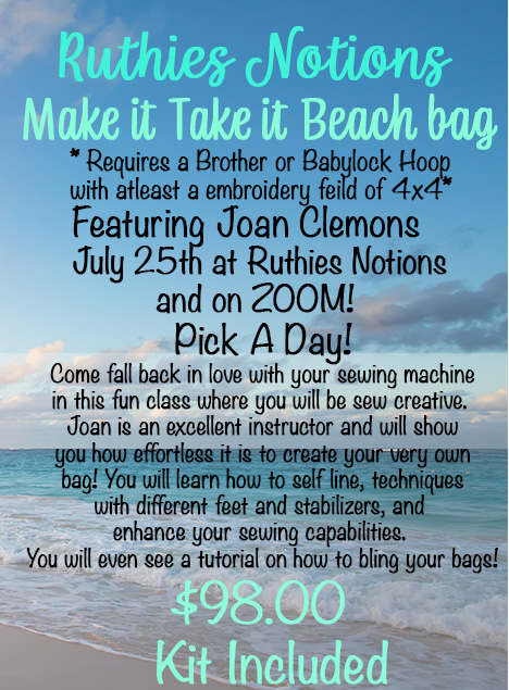 Make it take it Beach Bag Joan Clemons