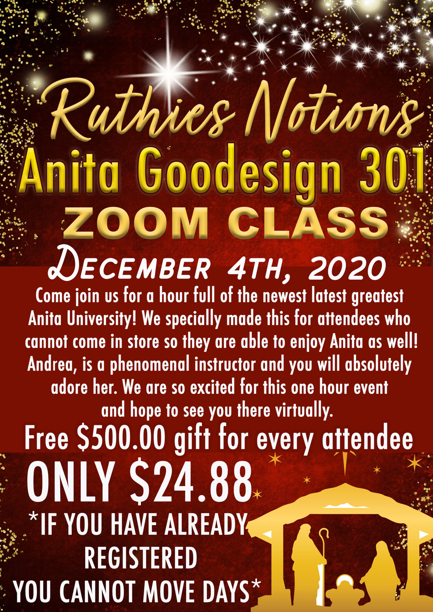 Anita Goodesign ZOOM December 4th, 2020