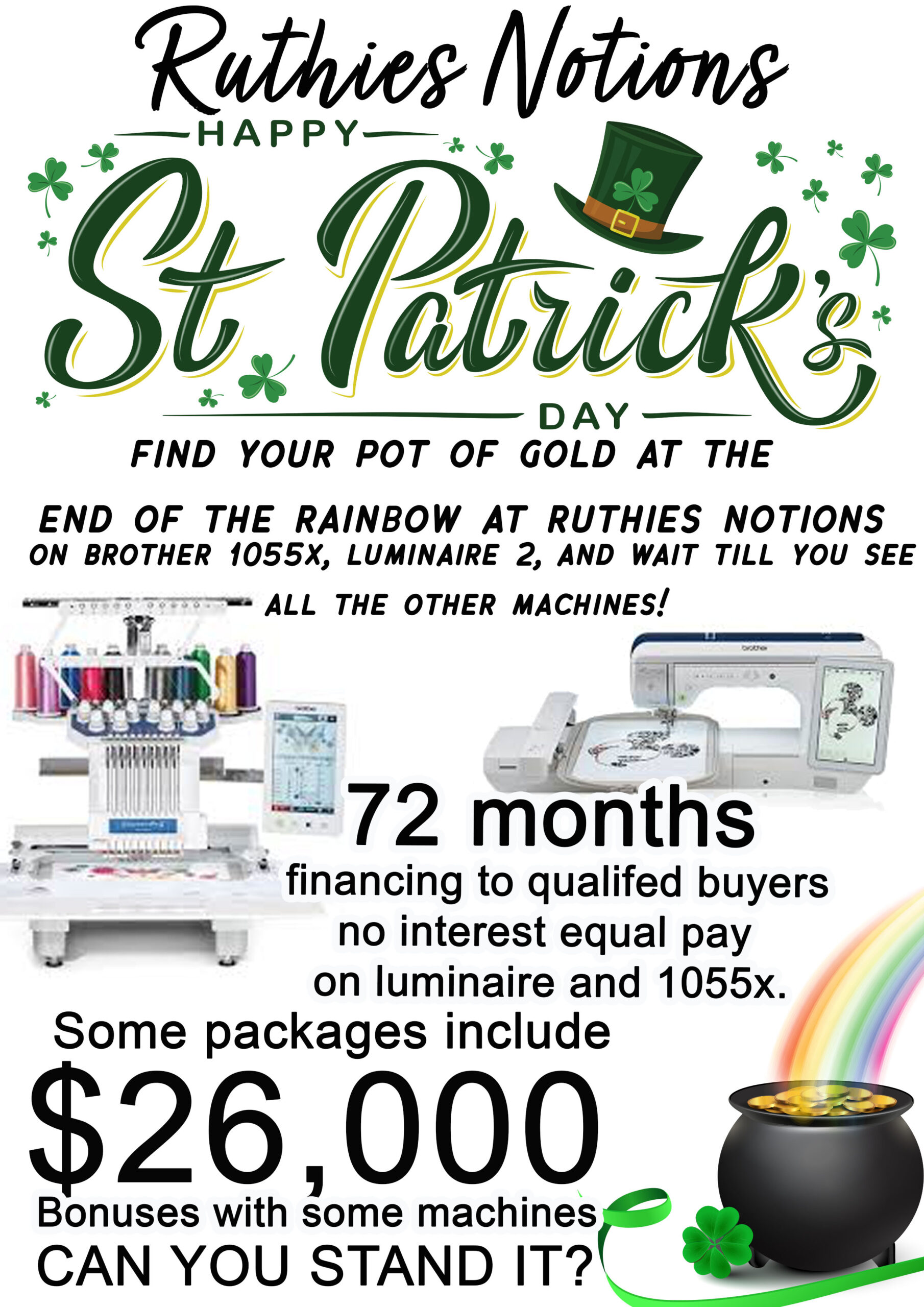 St patricks day ad 2021