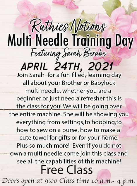Multi Needle training day april 24