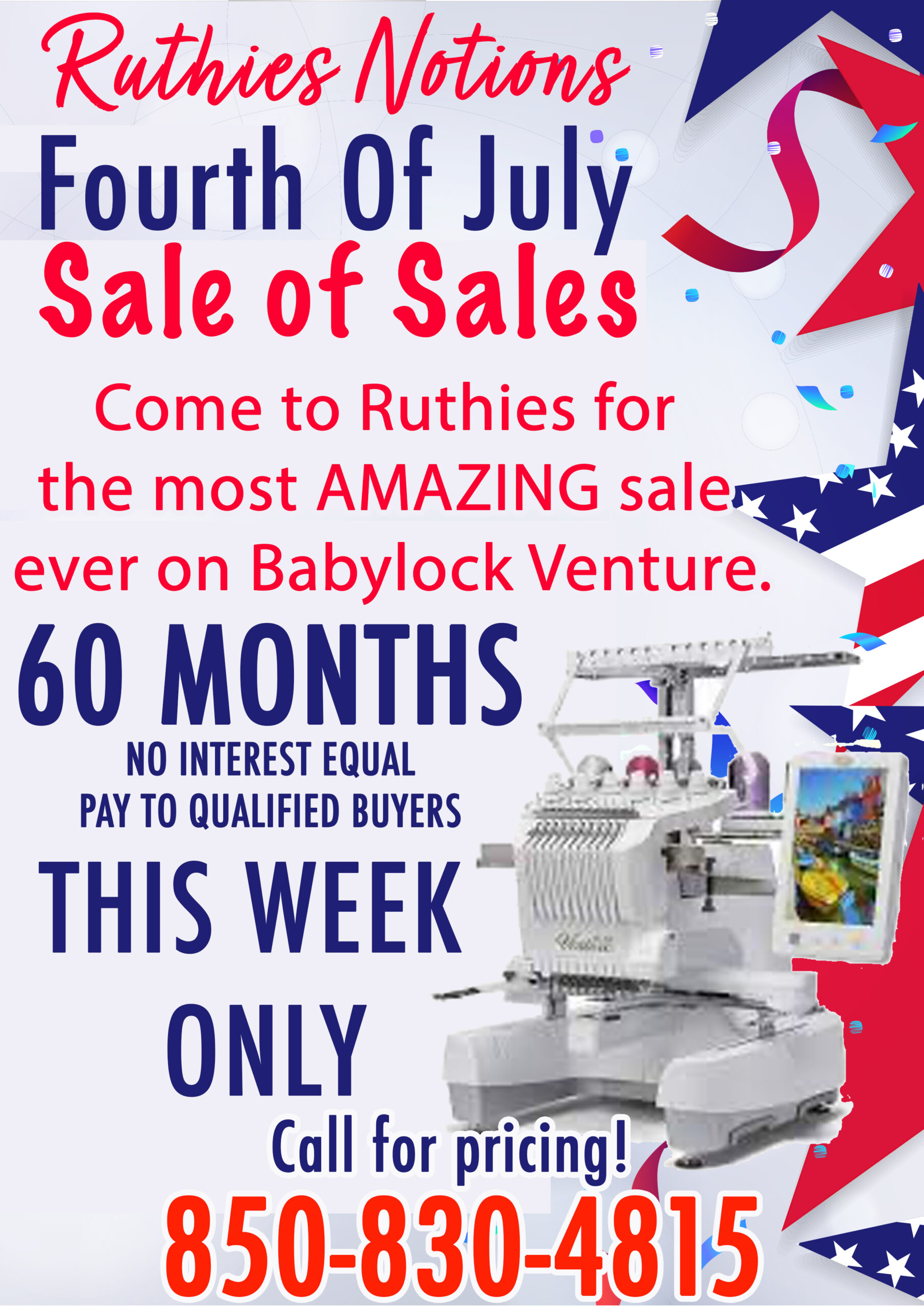 Fourth of july sale venture_