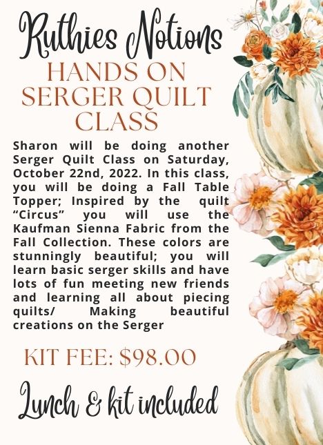 Sharon Quilt Class