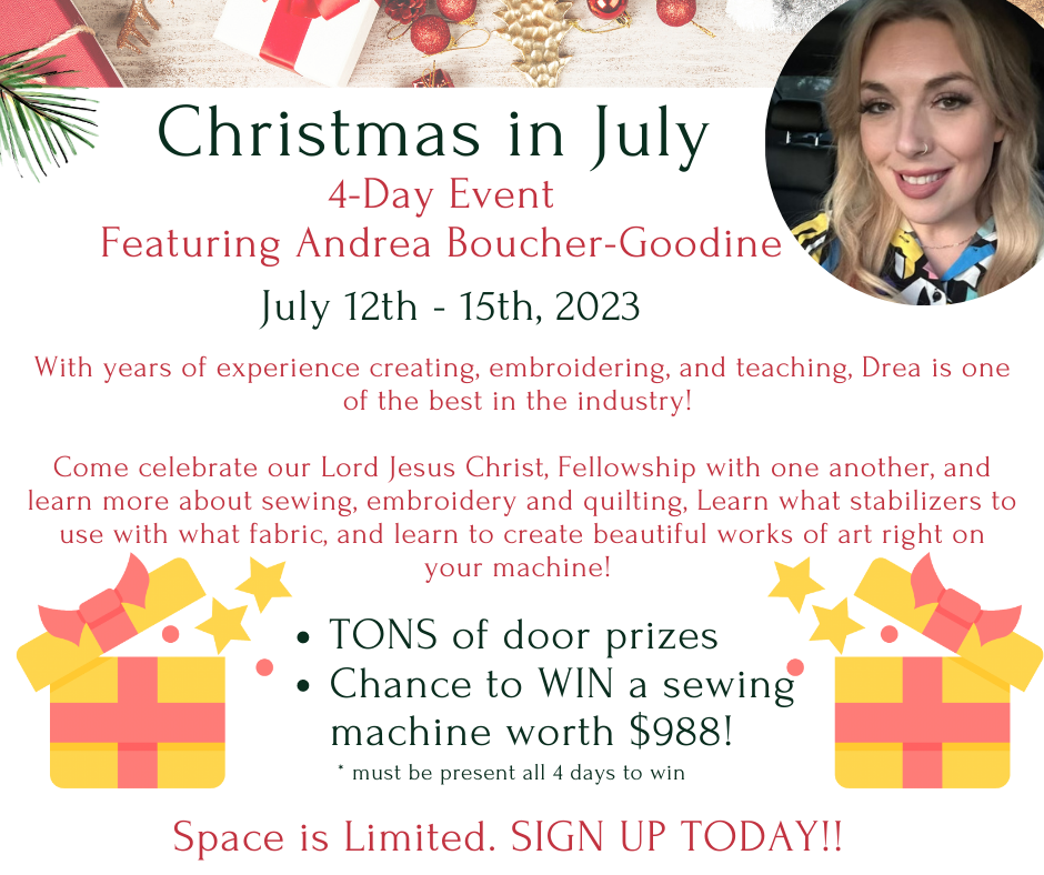 Christmas in July with Andrea