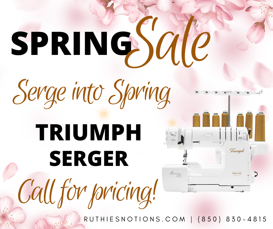 Triumph Serger Spring Sale