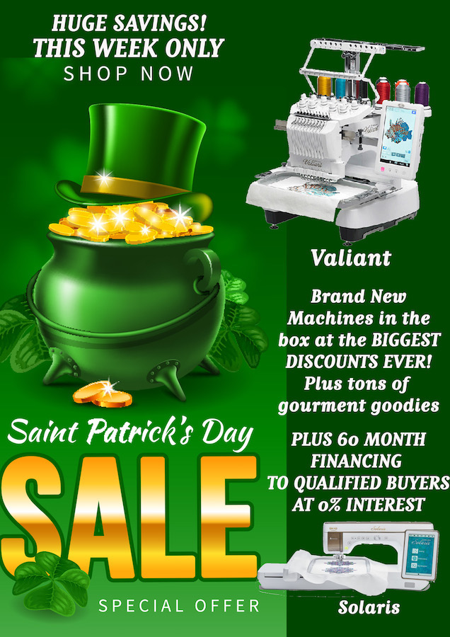 St patty top of line babylock