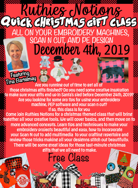 Quick Christmas Gift Class