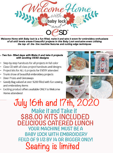 Welcome home oesd july