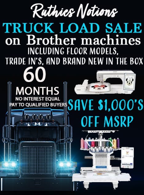 Brother Machine Specials