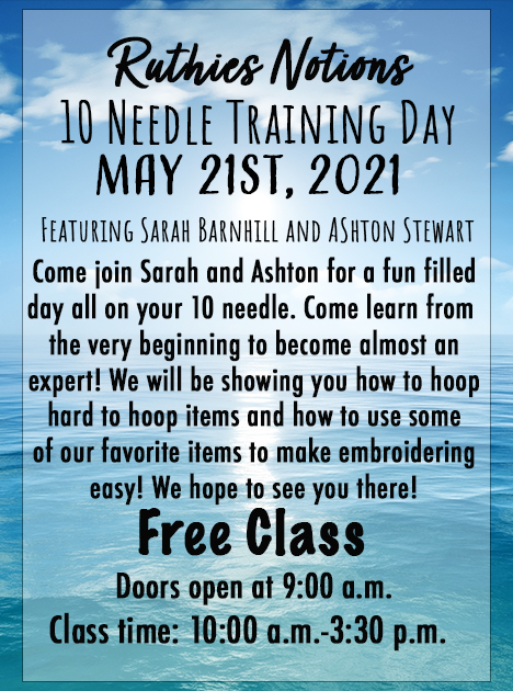 10 needle training day may 21