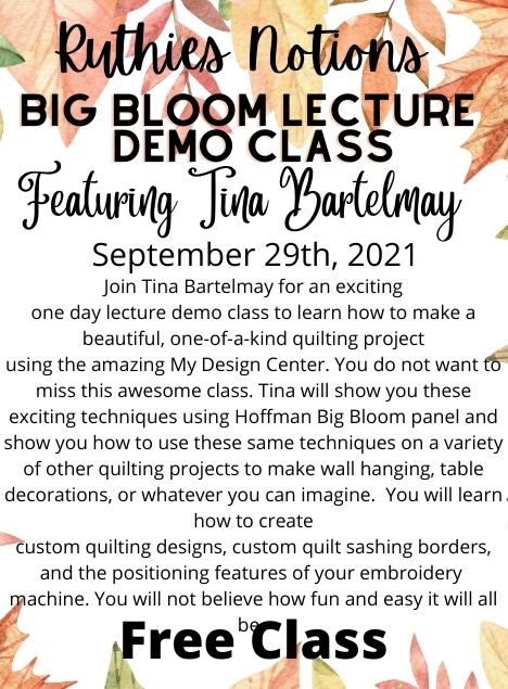 Big Bloom Lecture Demo CLass