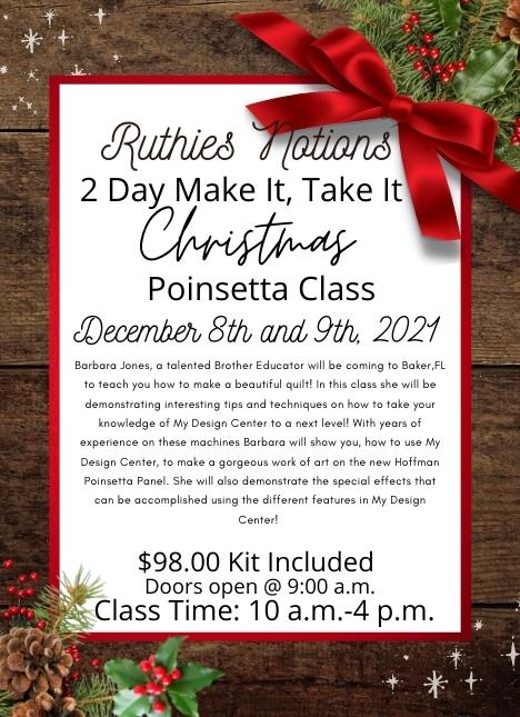 2 Day make it take it December 8 or 9 -2