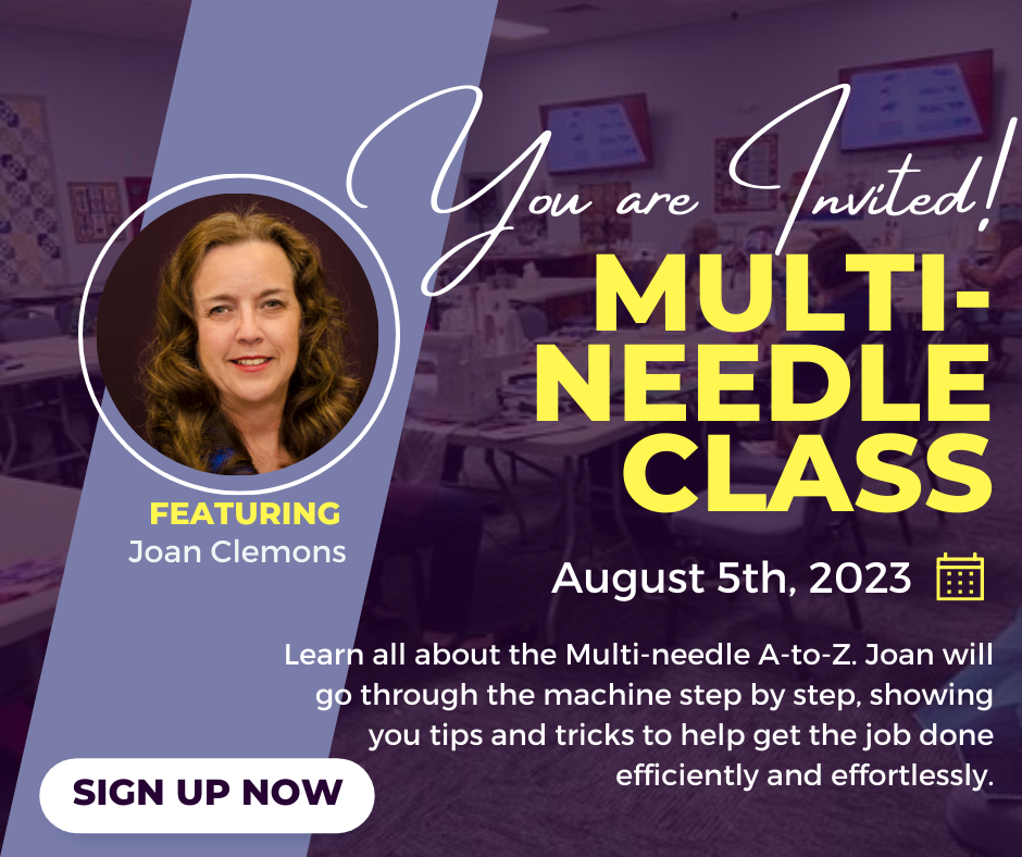 Multi-Needle Class with Joan Clemons
