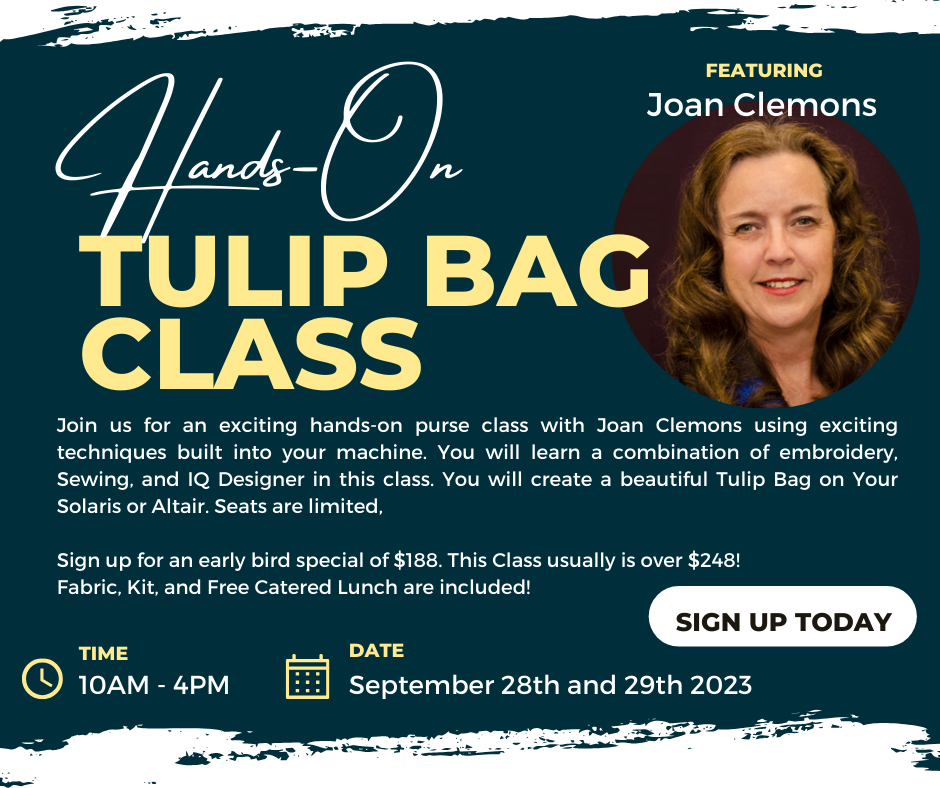 Joan Clemons Hands on Tulip Class