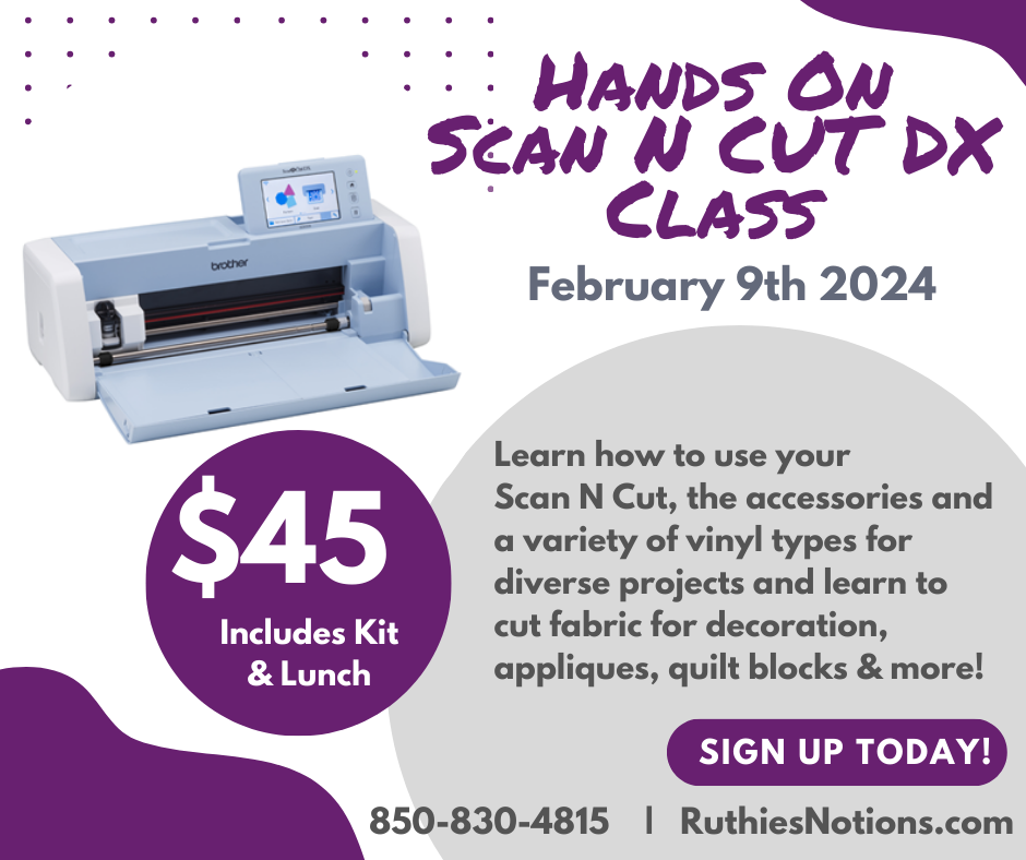 Hands On Scan N Cut Class